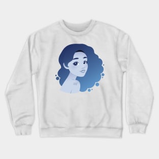 Aquarius Zodiac Sign Crewneck Sweatshirt